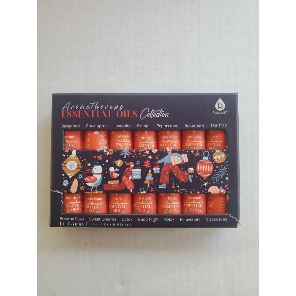 Pursonic Essential Oils Aromatherapy 14 Pack - Brand New - Unopened